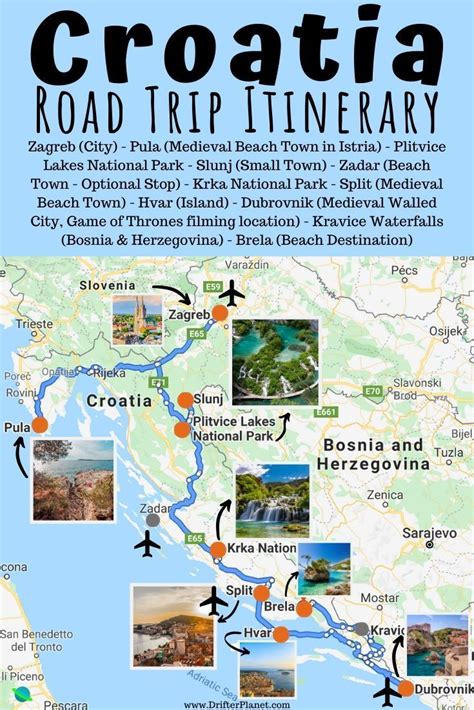 10 Best Places to Visit in Croatia (+Map) .